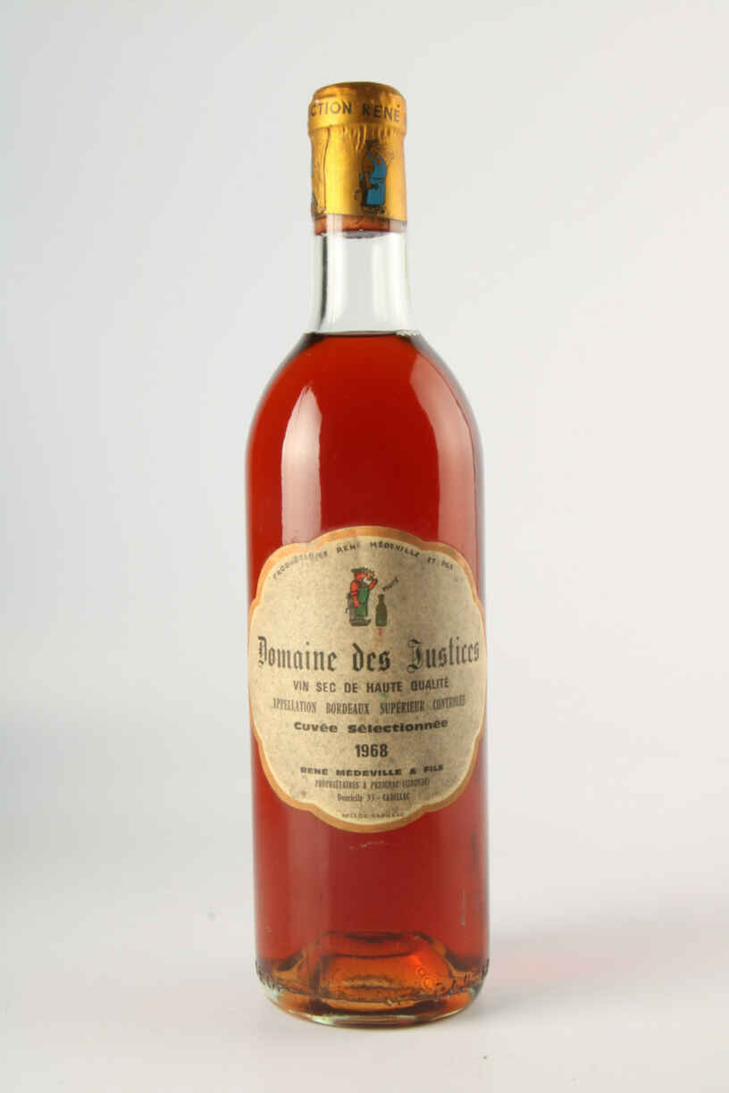 Domaine Des Justices Vin Sec 1968