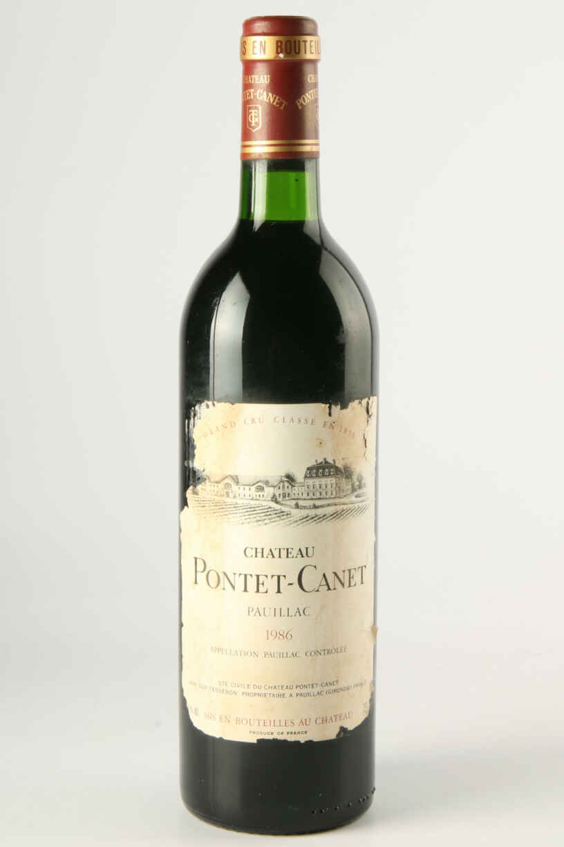 Chateau Pontet Canet 1986