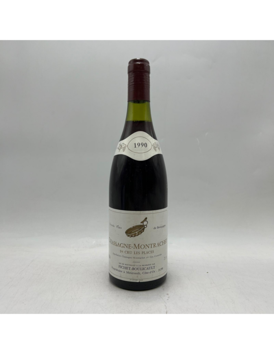 Fichet-boulicaut Chassagne Montrachet Les Places Rouge 1er Cru 1990