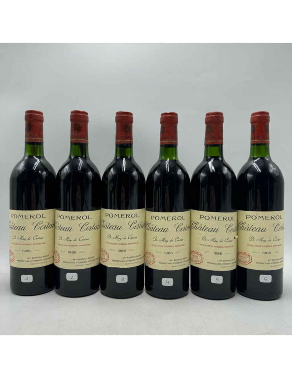 Chateau Certan De May De Certan 1986