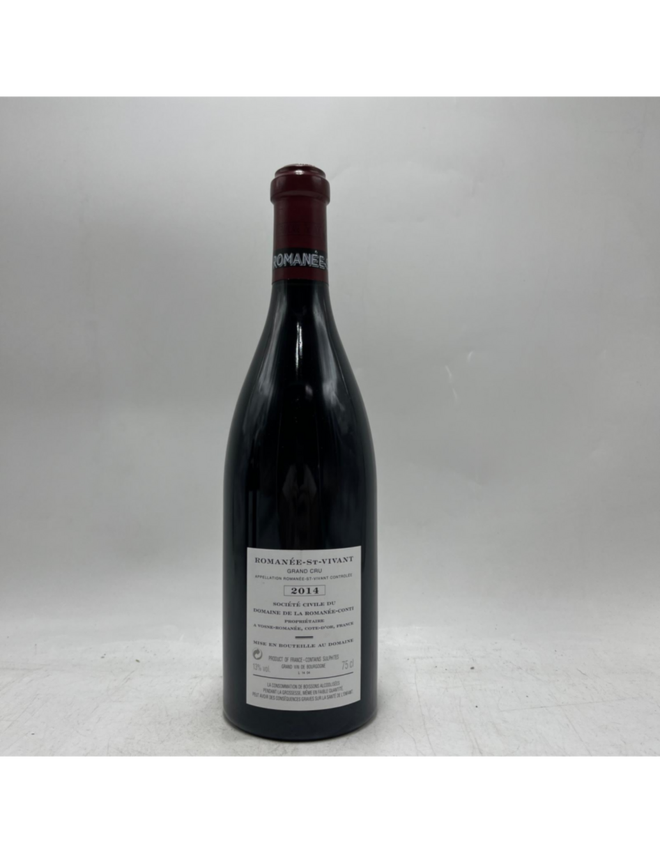 De La Romanee Conti Romanee Saint Vivant Grand Cru 2014