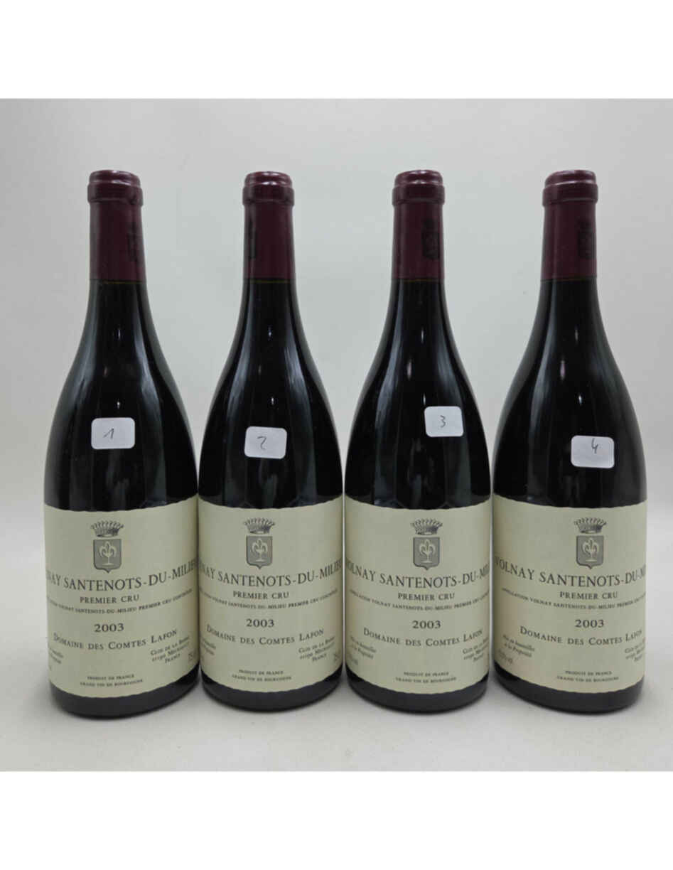 Des Comtes Lafon Volnay Santenots Du Milieu 1er Cru 2003