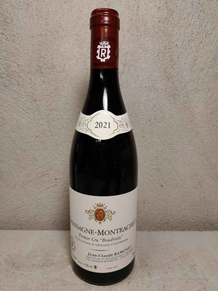 Jean Claude Ramonet Chassagne Montrachet Boudriotte Rouge 1er Cru 2021