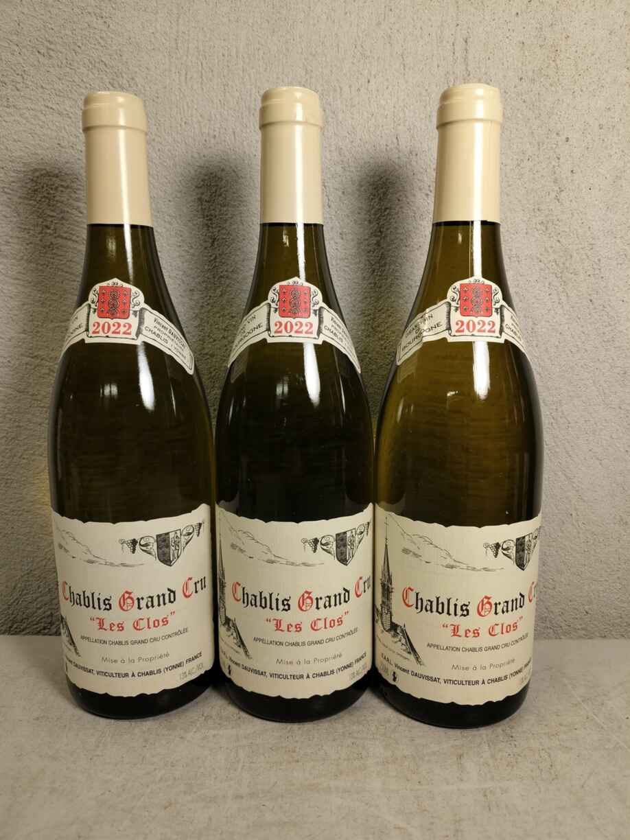 Vincent Dauvissat Chablis Les Clos Grand Cru 2022