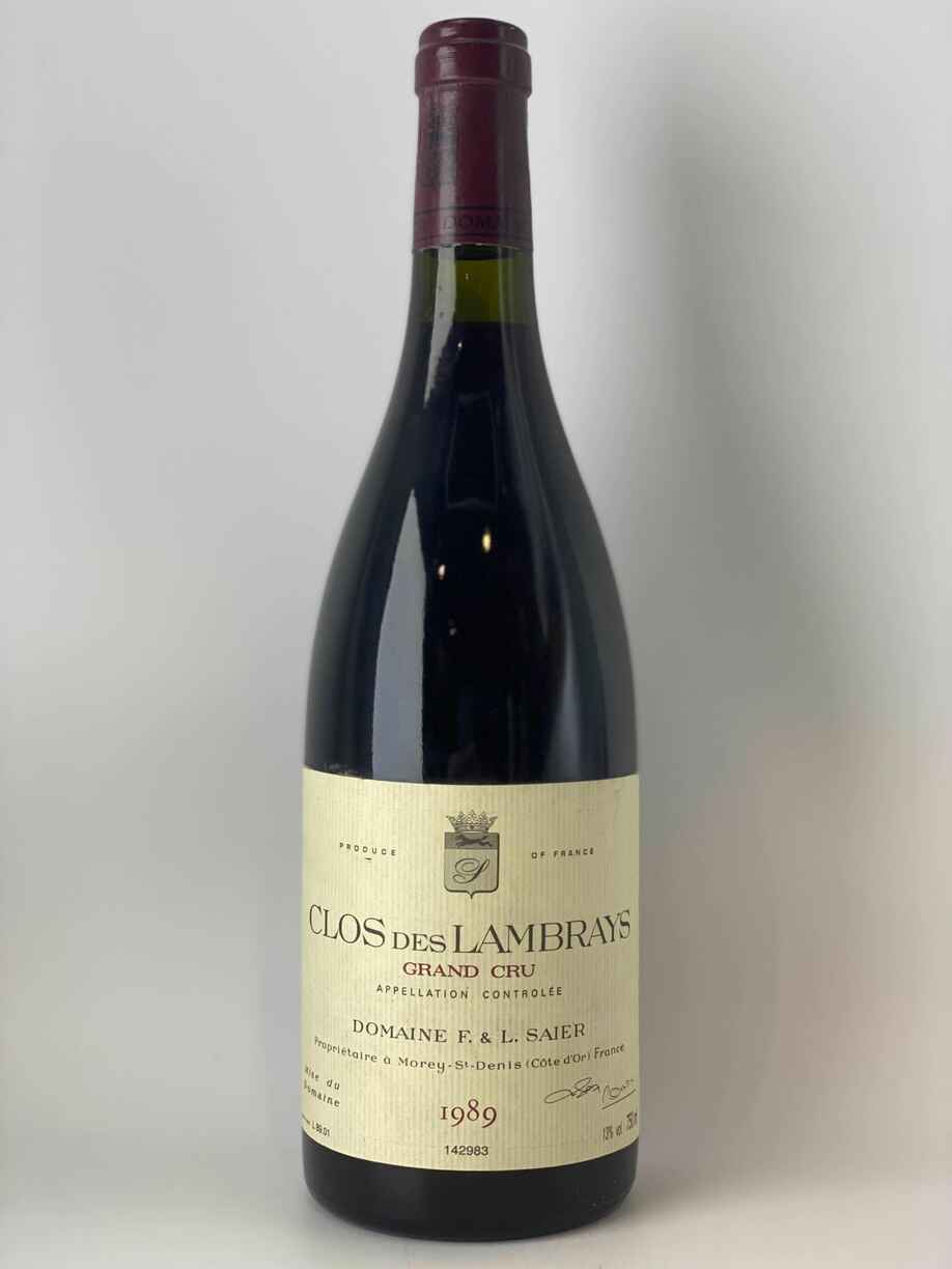 Domaine F&L Saier Clos Des Lambrays Grand Cru 1989