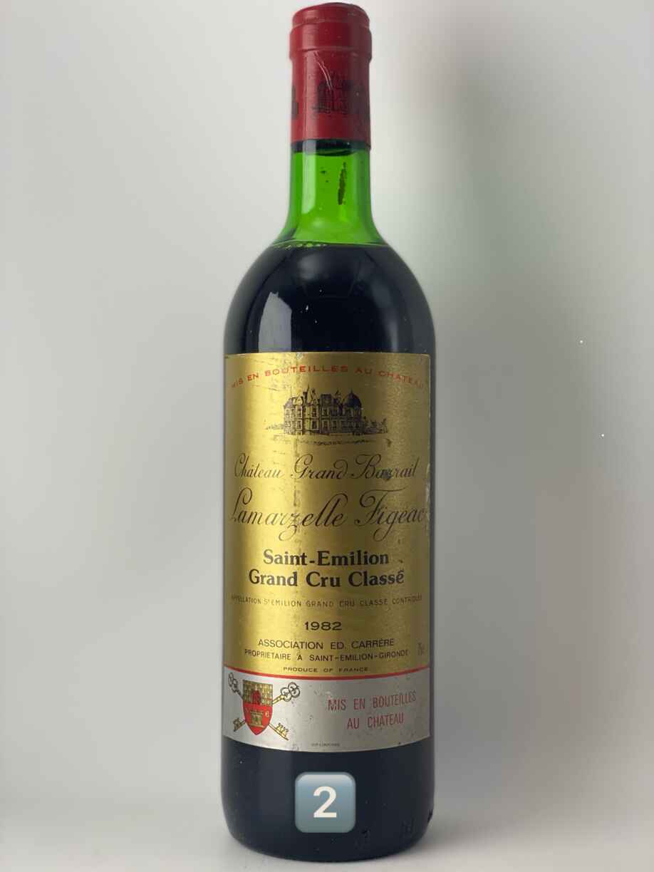 Chateau Grand Barrail Lamarzelle Figeac 1982
