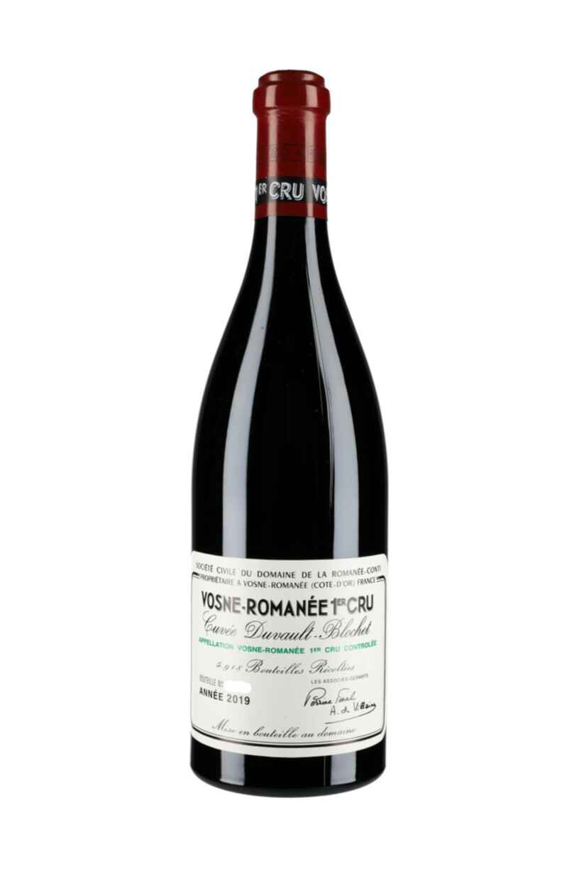 De La Romanee Conti Vosne Romanee Cuvee Duvault Blochet 2019