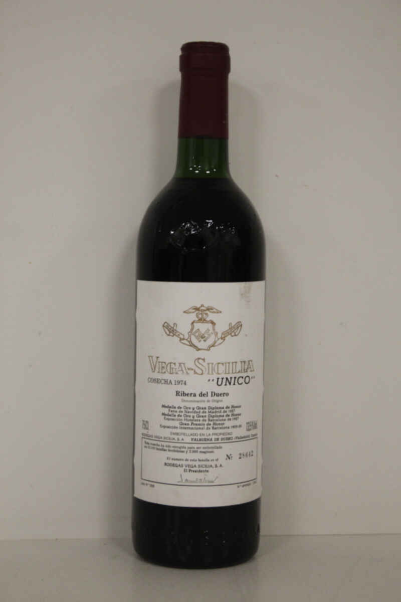 Vega Sicilia Unico 1974