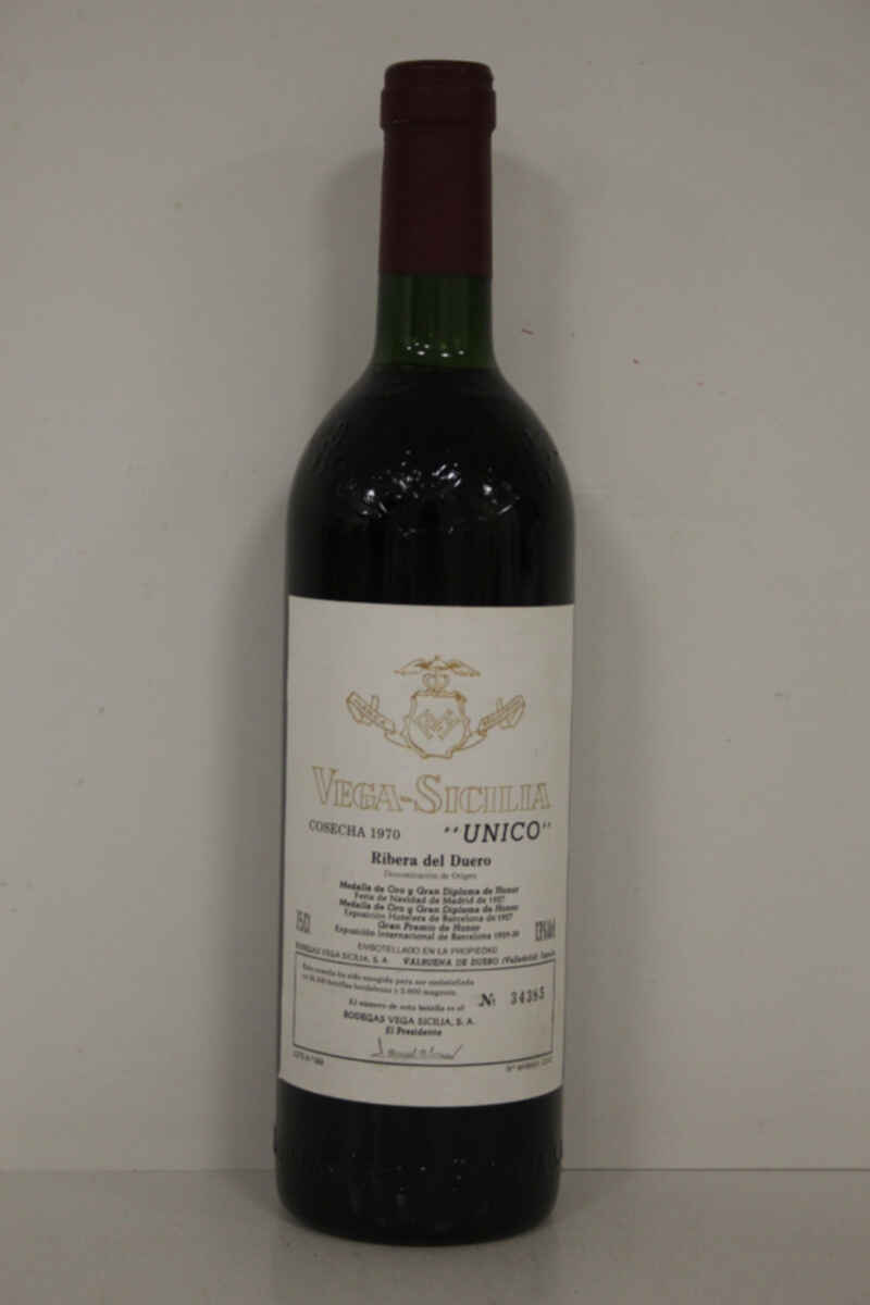 Vega Sicilia Unico 1970
