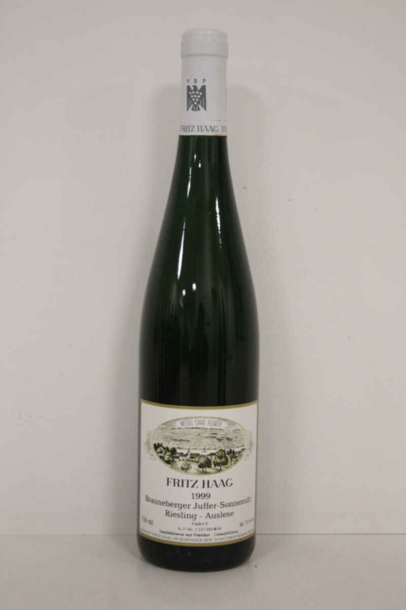 Fritz Haag Brauneberger Juffer Sonnenuhr Auslese 1999