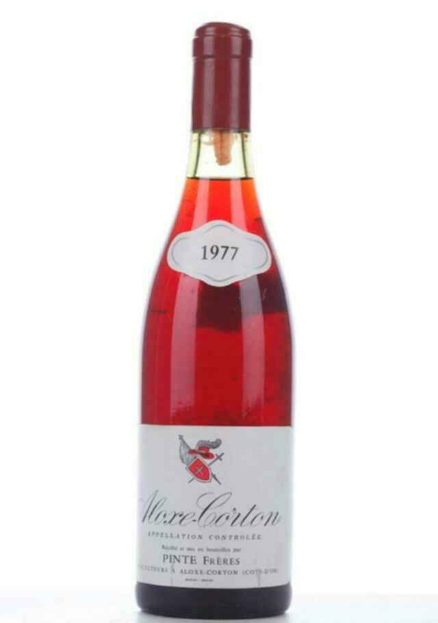 Domaine Pinte Aloxe Corton 1977