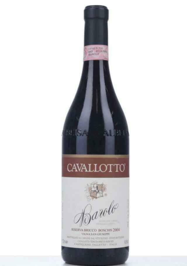 Cavallotto Barolo Bricco Boschis Vigna San Giuseppe Riserva 2004