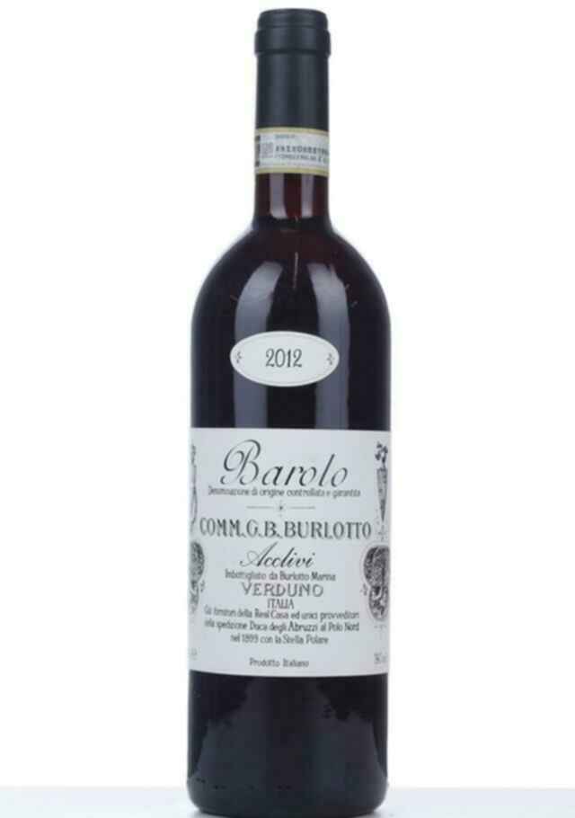 Comm. G.b. Burlotto Barolo Acclivi 2012