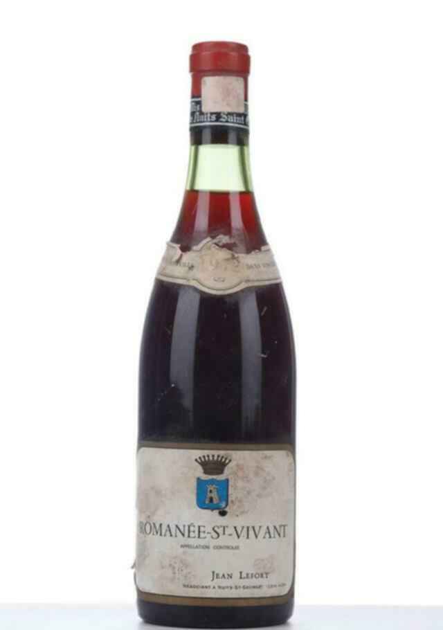 Jean Lefort Romanee St Vivant Grand Cru 1972