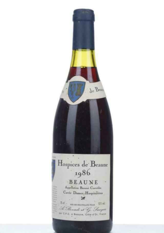 A. Benadi Et G. Sangers Hospices De Beaune Beaune Cuvee Dame Hospitalieres 1986