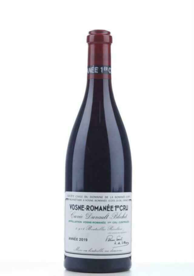 De La Romanee Conti Vosne Romanee Cuvee Duvault Blochet 2019