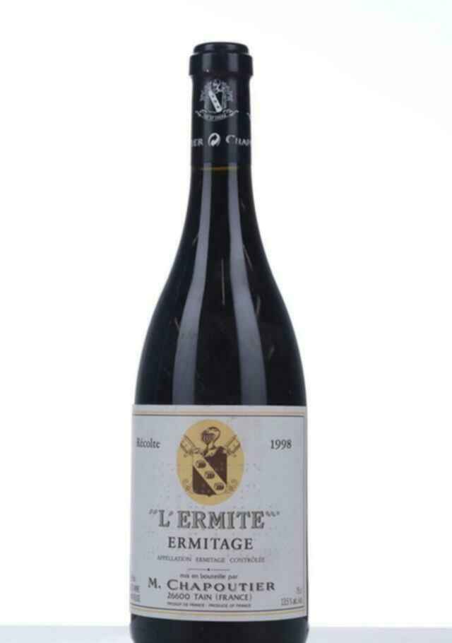 M.chapoutier L'ermite Ermitage Rouge 1998
