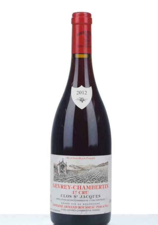 Armand Rousseau Gevrey Chambertin Clos Saint Jacques 1er Cru 2012