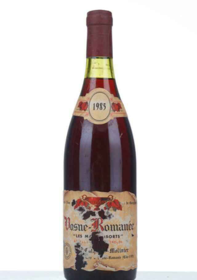 Cathiard Molinier Vosne Romanee Les Malconsorts 1er Cru 1985