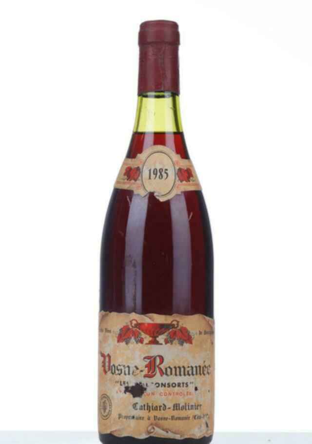 Cathiard Molinier Vosne Romanee Les Malconsorts 1er Cru 1985