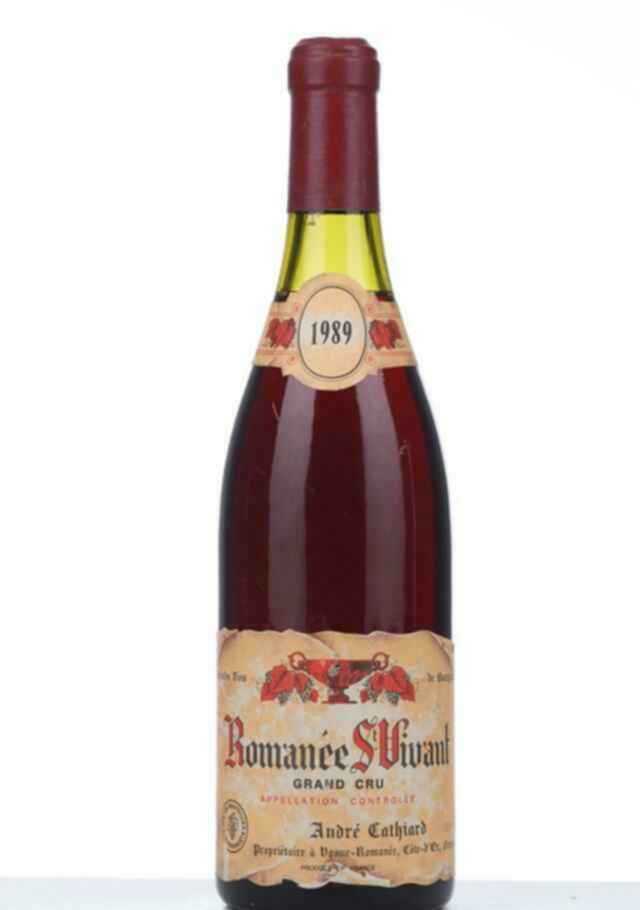 Andre Cathiard Romanee Saint Vivant Grand Cru 1989