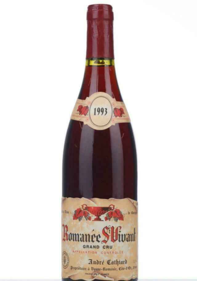 Andre Cathiard Romanee Saint Vivant Grand Cru 1993