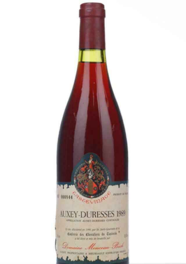 Monceau Boch Auxey Duresses 1989