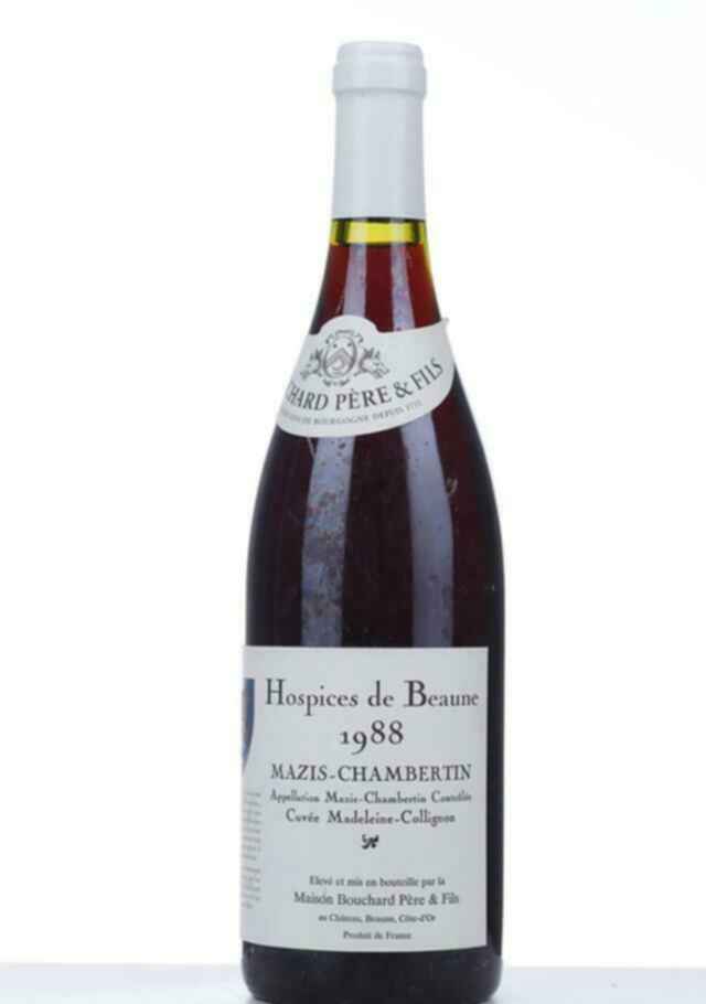 Bouchard Hospices De Beaune Mazis Chambertin Cuvee Madeleine Collignon Grand Cru 1988