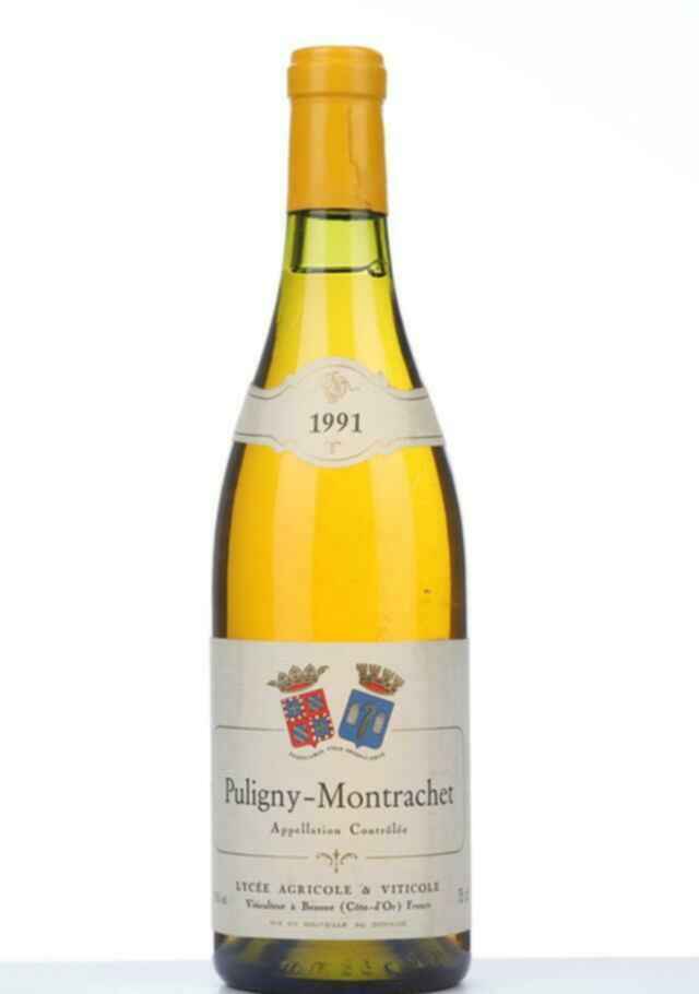 Domaine Du Lycee Viticole De Beaune Puligny Montrachet 1991