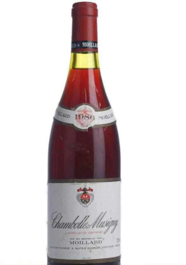 Moillard Chambolle Musigny 1986
