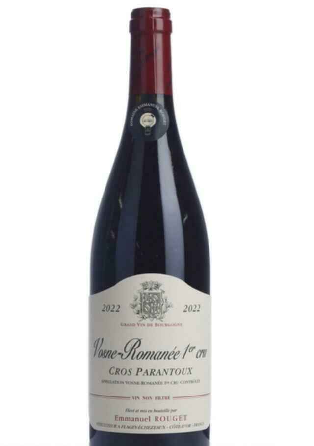 Emmanuel Rouget Vosne Romanee Cros Parantoux 1er Cru 2022