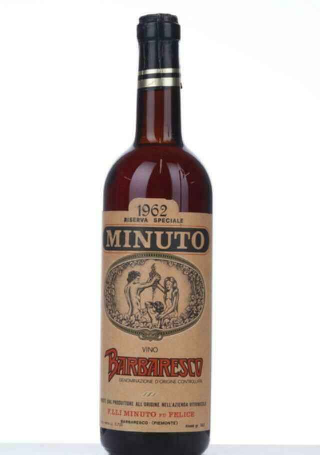 Minuto Barbaresco Riserva Speciale 1962