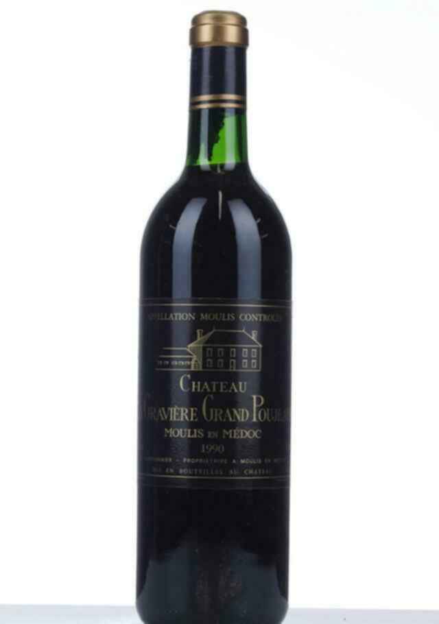 Chateau La Graviere Grand Poujeaux 1990