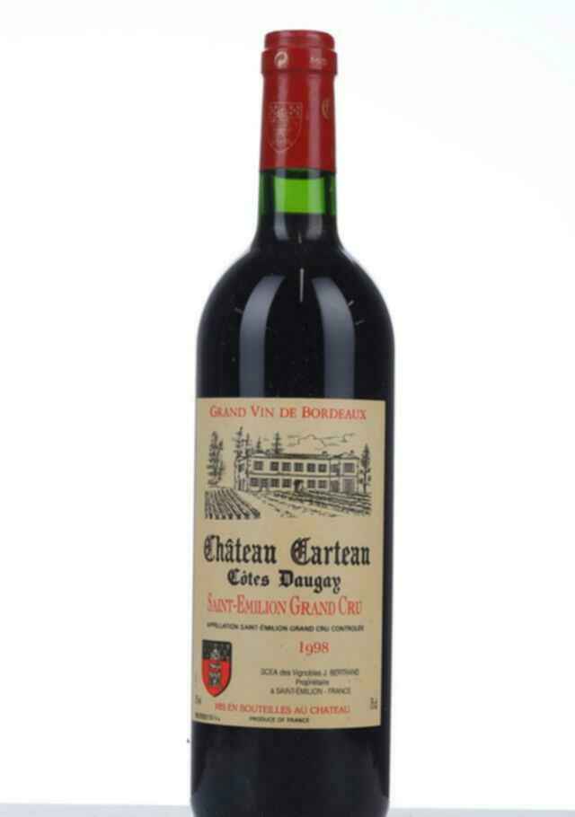 Chateau Carteau Cotes Daugay 1998