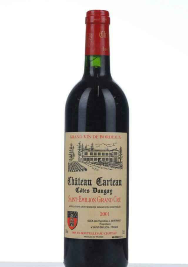 Chateau Carteau Cotes Daugay 2001