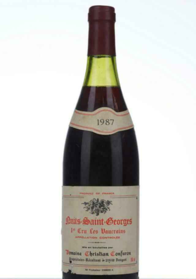 Christian Confuron Nuits St Georges Les Vaucrains 1987