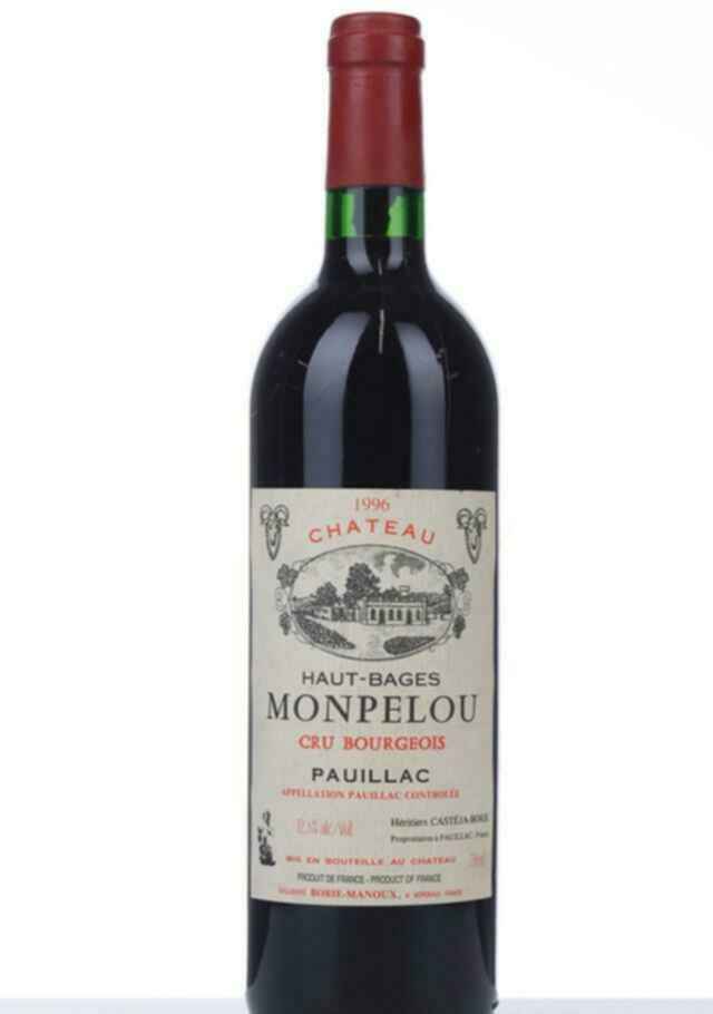 Chateau Haut Bages Monpelou 1996