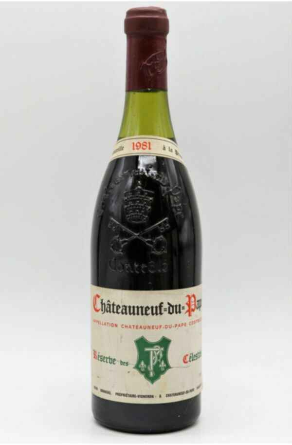 Henri Bonneau Chateauneuf Du Pape Reserve Des Celestins 1981