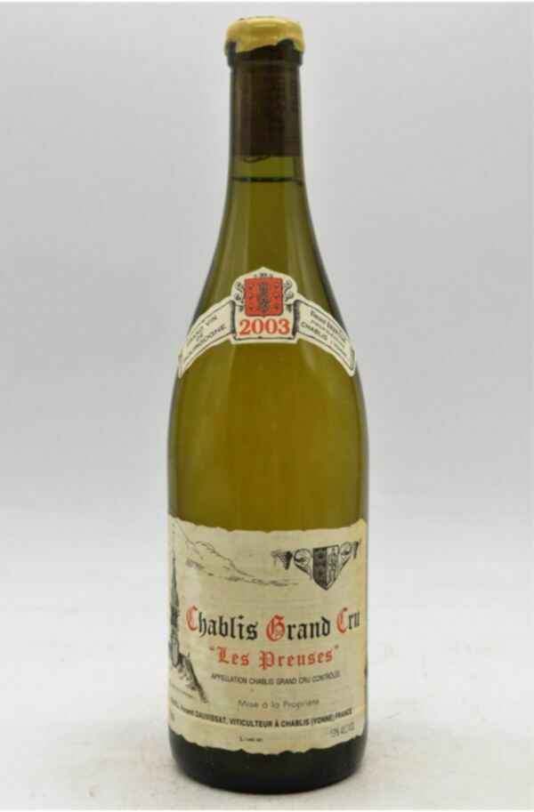 Vincent Dauvissat Chablis Les Preuses Grand Cru 2003