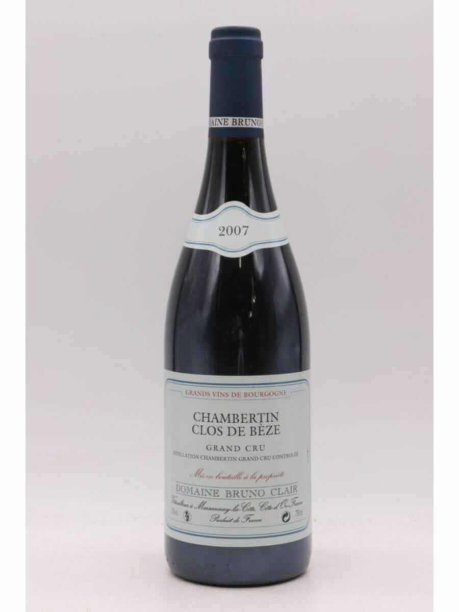 Bruno Clair Chambertin Clos De Beze Grand Cru 2007