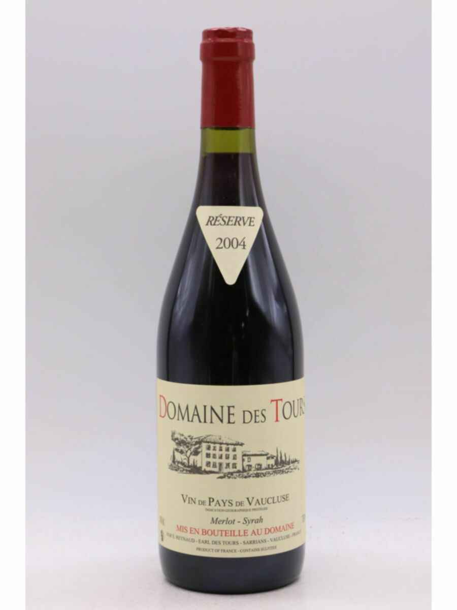 Rayas Domaine Des Tours Vaucluse Merlot-syrah Reserve 2004