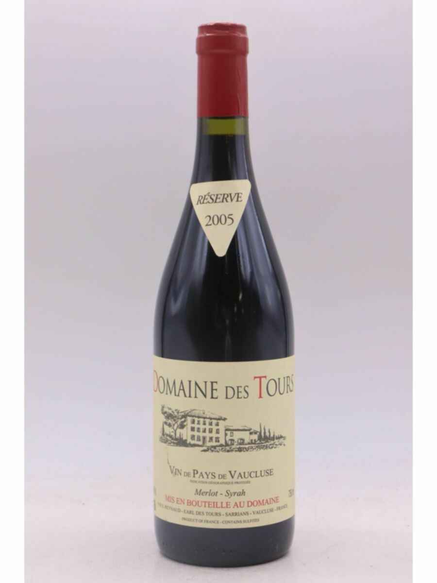 Rayas Domaine Des Tours Vaucluse Merlot-syrah Reserve 2005