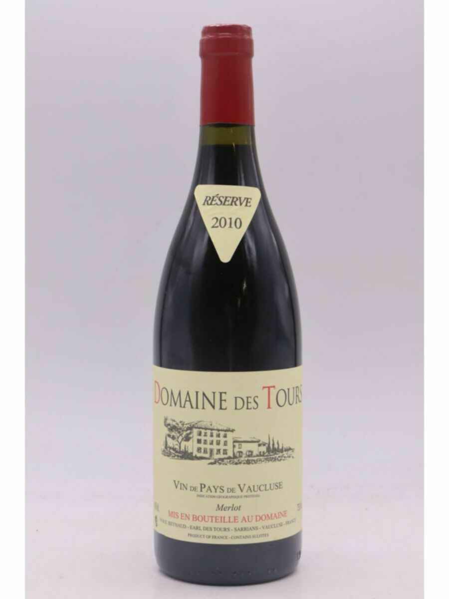 Rayas Domaine Des Tours  Vaucluse Merlot Reserve 2010