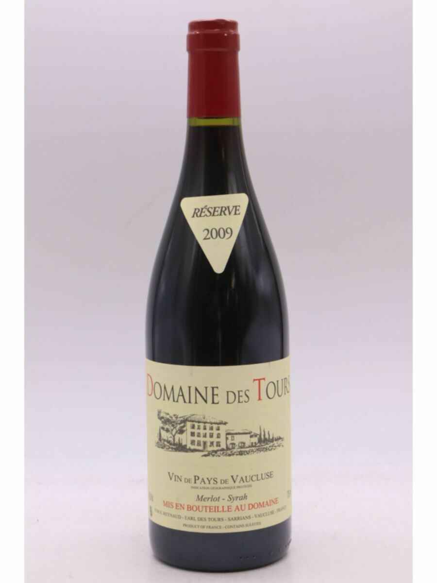 Rayas Domaine Des Tours Vaucluse Merlot-syrah Reserve 2009