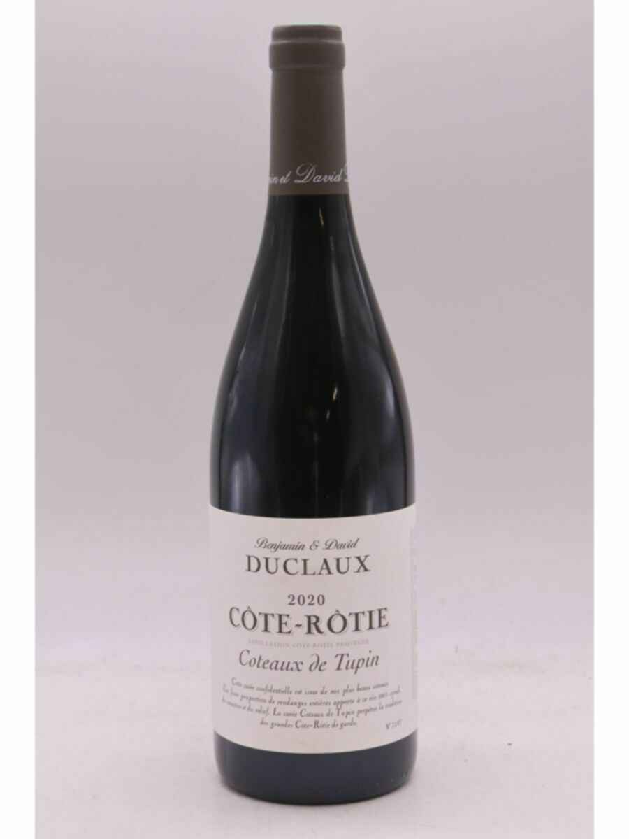 Benjamin Et David Duclaux Cote Rotie Coteaux De Tupin 2020