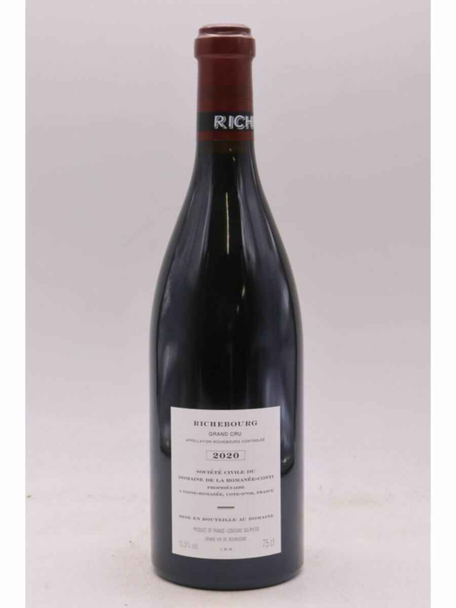 De La Romanee Conti Richebourg Grand Cru 2020