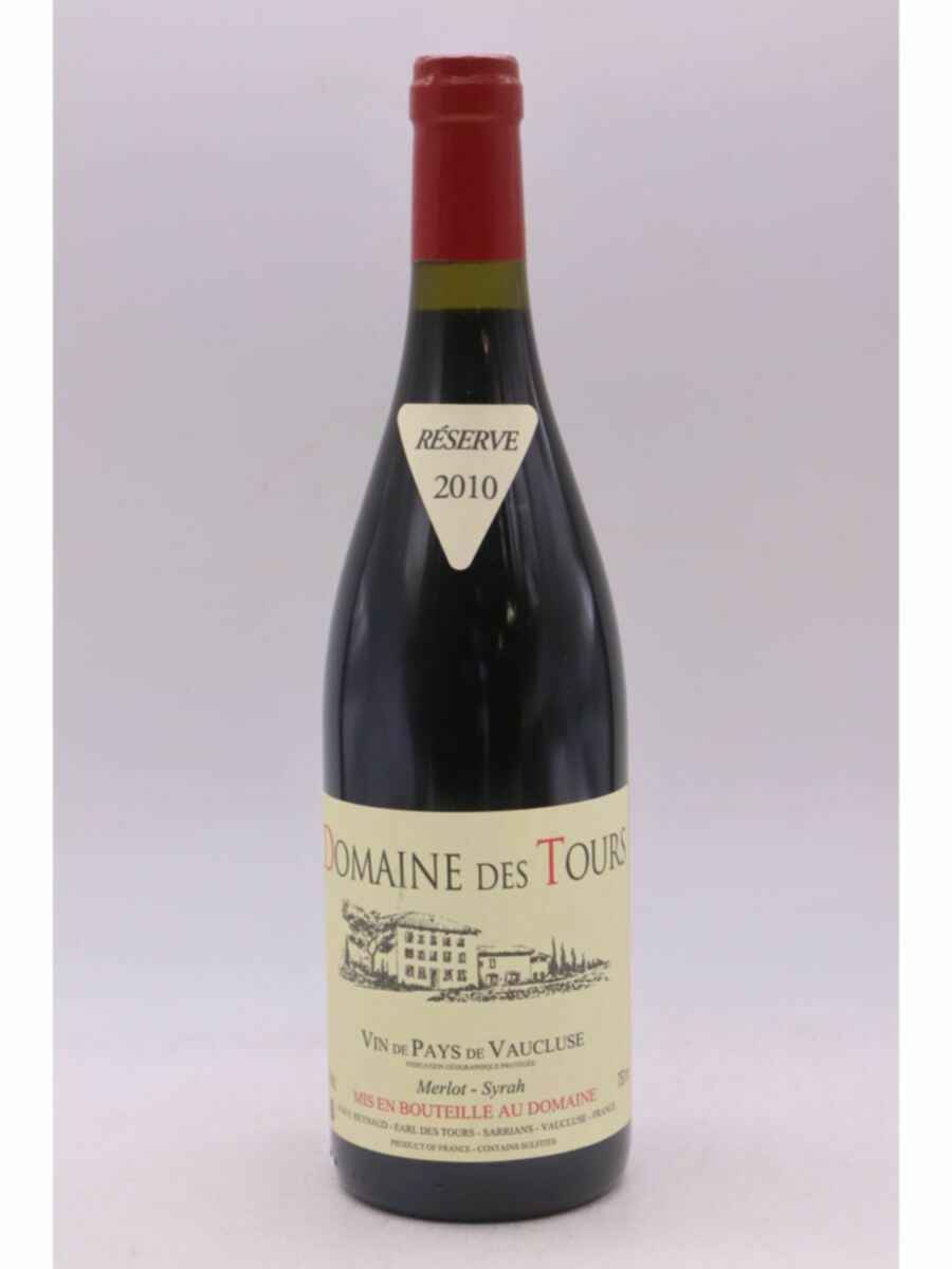 Rayas Domaine Des Tours Vaucluse Merlot-syrah Reserve 2010