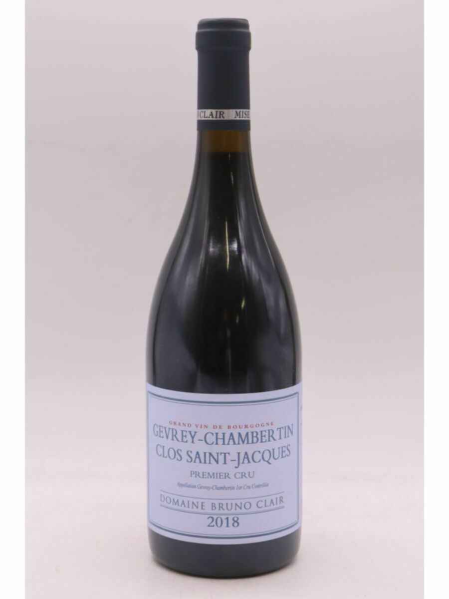 Bruno Clair Gevrey Chambertin Clos Saint-jacques 2018