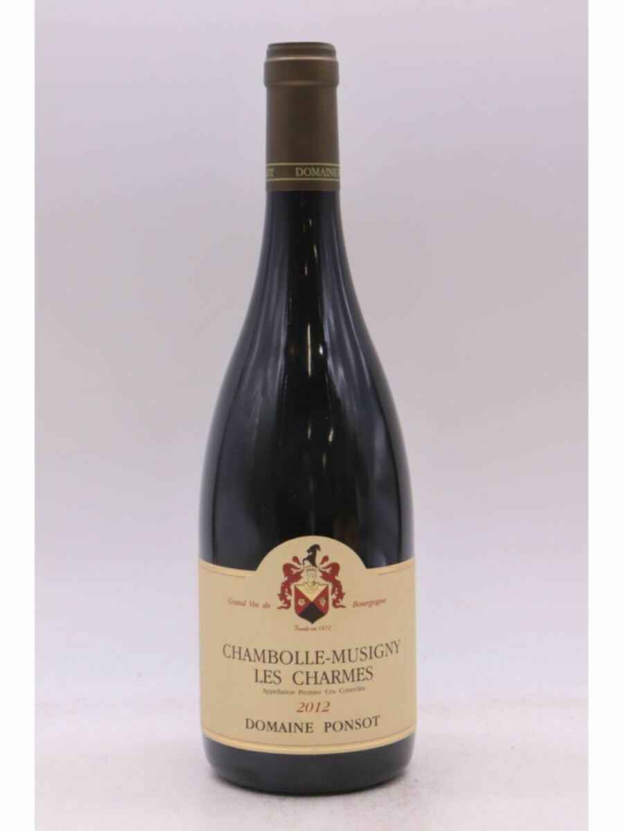 Ponsot Chambolle Musigny Les Charmes 1er Cru 2012