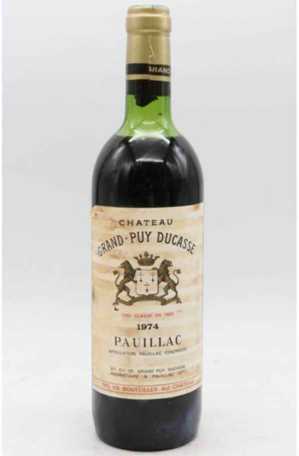 Chateau Grand Puy Ducasse 1974